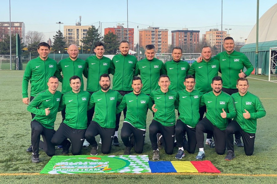 Catena Racing Team, vicecampioana turneului european de fotbal de la Milano